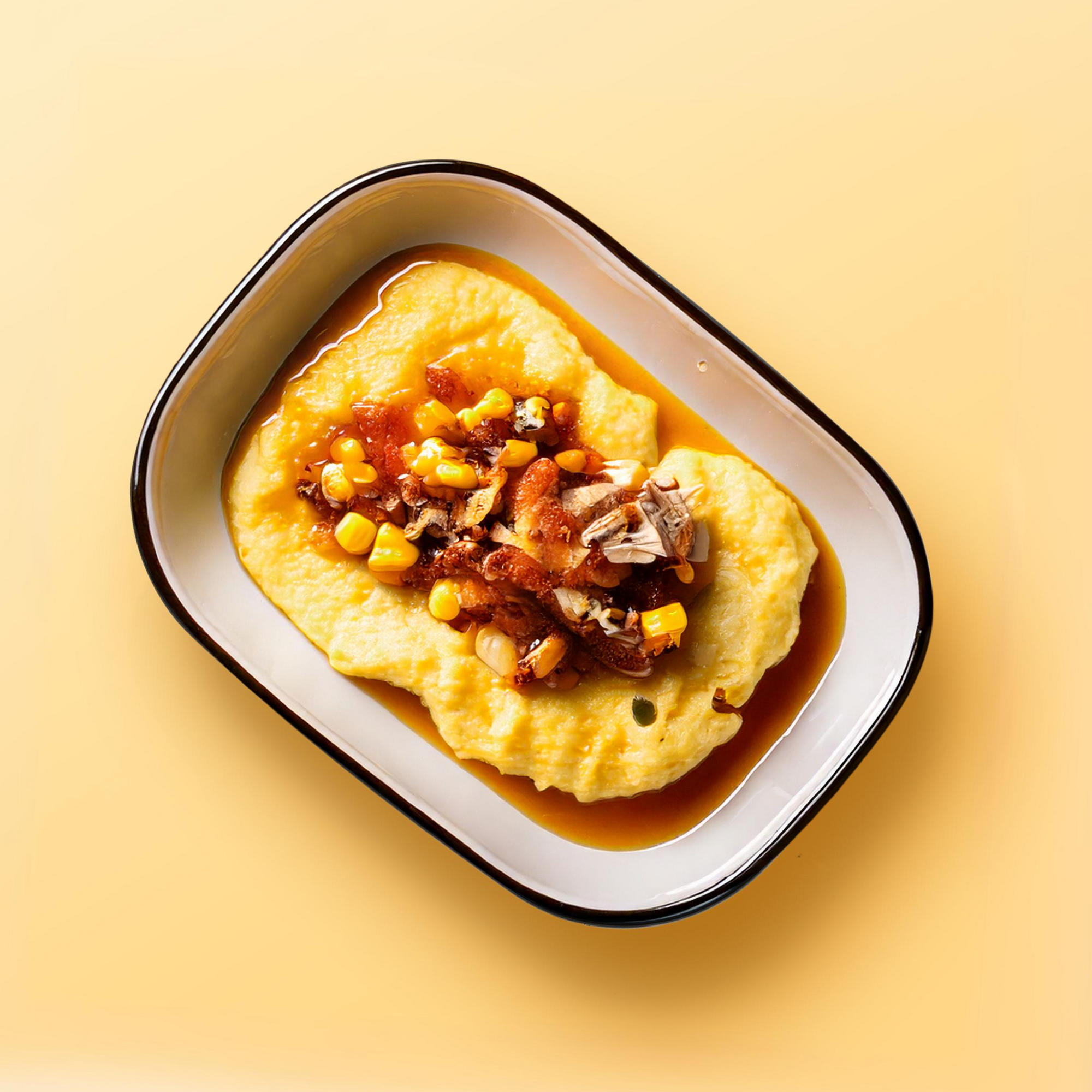 Hot Honey Chicken + Polenta