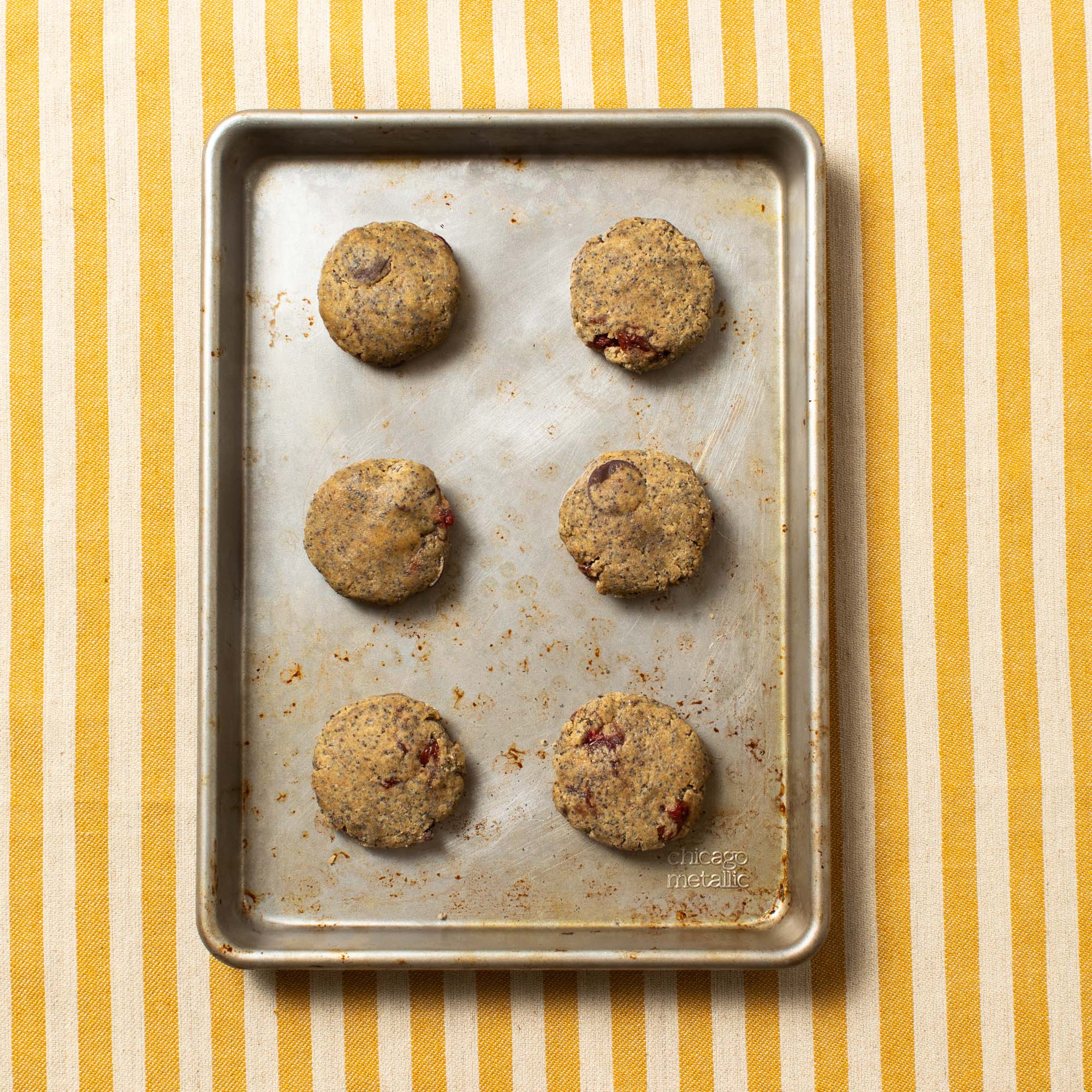 Rye Chocolate Cherry Cookies