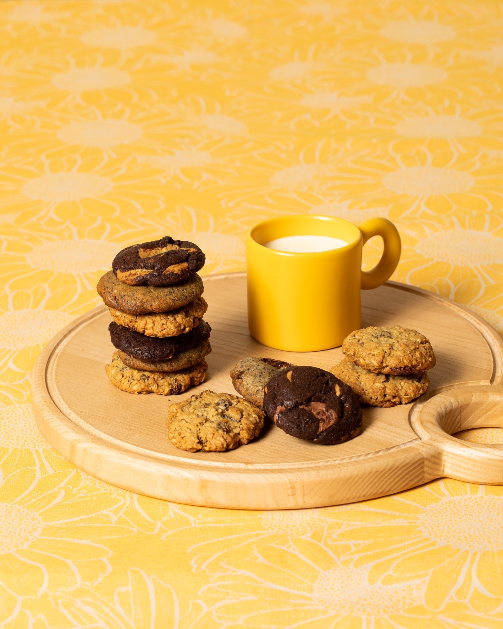 Rye Chocolate Cherry Cookies